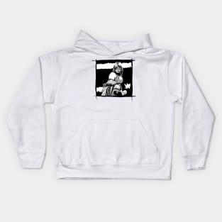 Asuka Grayscale Style Kids Hoodie